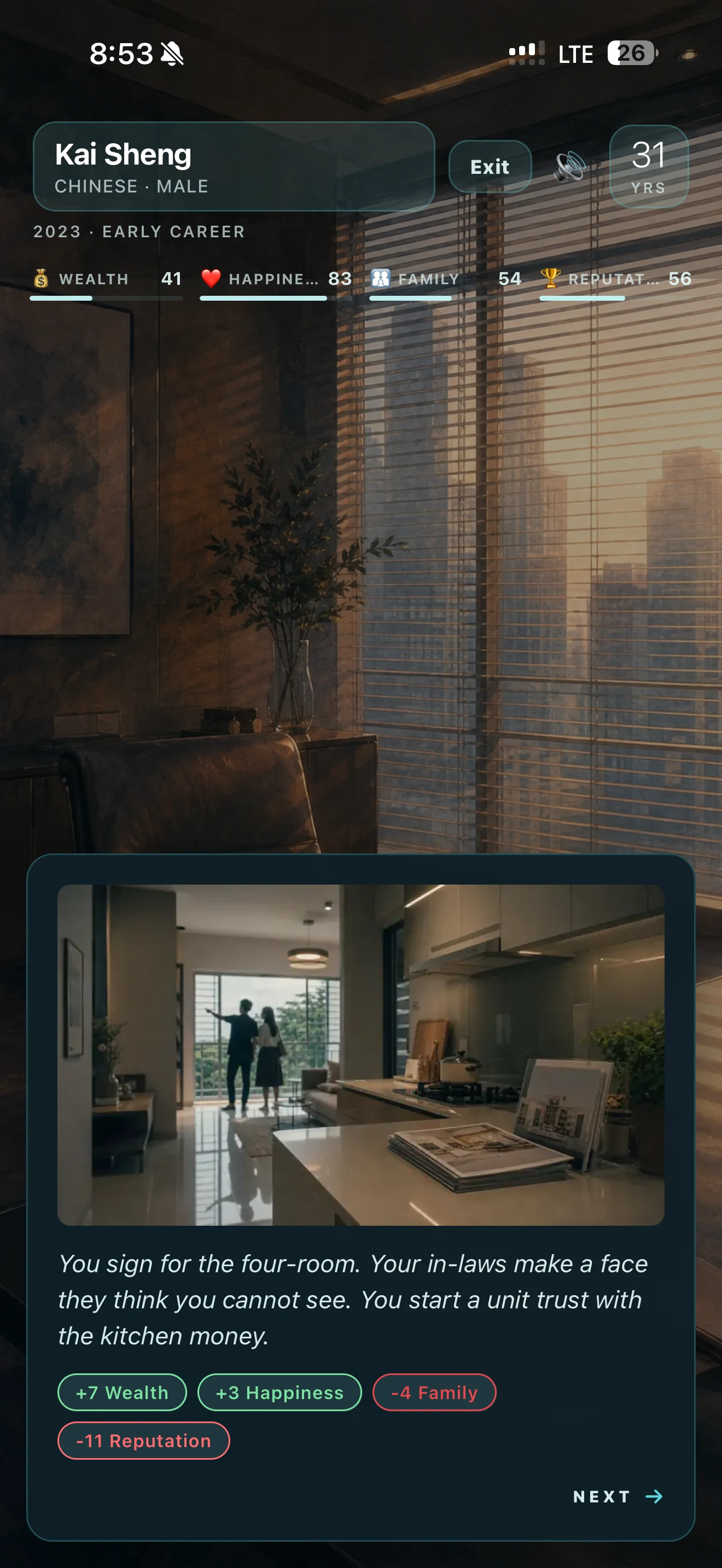 Singapore Life Simulator screenshot